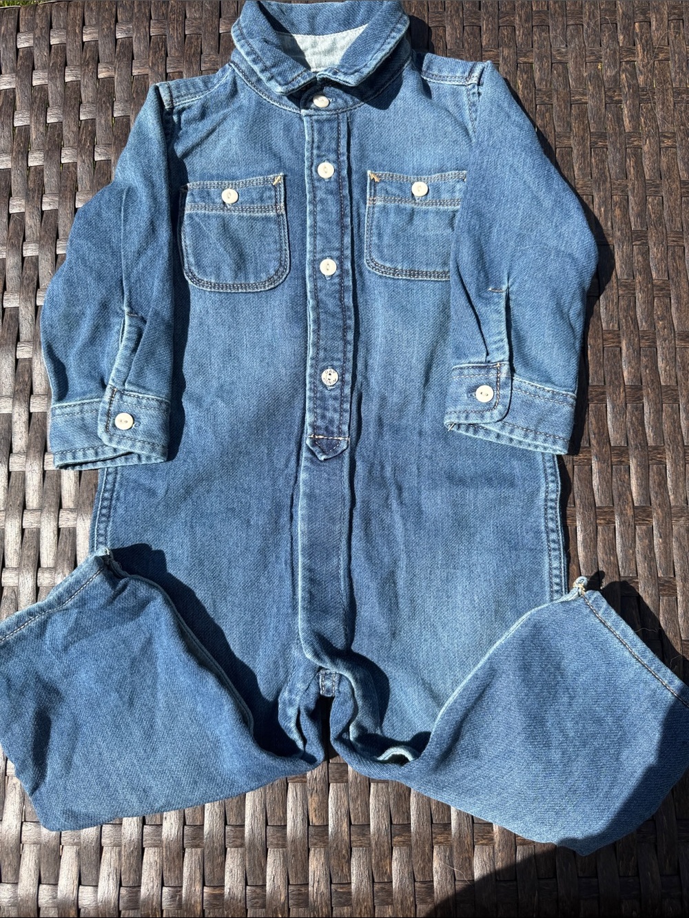 GAP Denim Jumpsuit